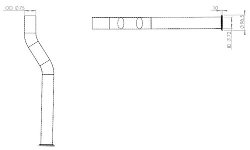 Pipe for DAF