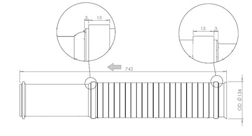 Pipe for DAF