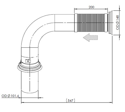 TUBE AVANT-BOVA-DAF-1336981