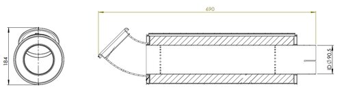 Silencer for DAF