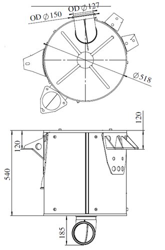 Silencer for DAF