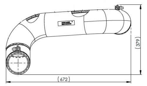 Insulated Exhaust Pipe for MAN