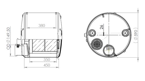 Silencer W. SCR for DAF