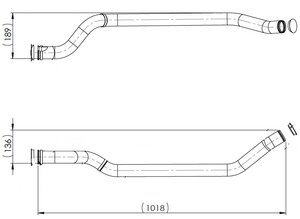 Water Coolant Pipe for DAF