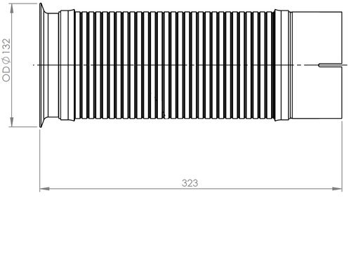 Flex Pipe for Iveco, E-line