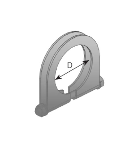 Truck Make Clamp for Mercedes, Ø=67-70 mm, ALU