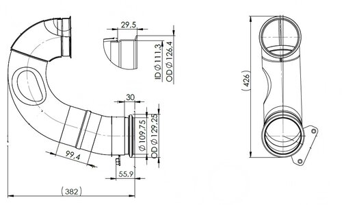 Exhaust Pipe for Scania