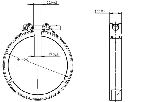 ACCESSOIRE COLLIER-UNIVERSEL-VOLVO-21664906