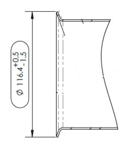 Insulated Exhaust Pipe for Peterbilt