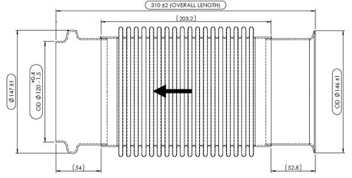 Exhaust Bellow for Volvo