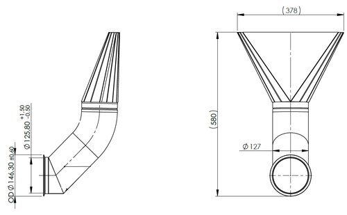 Pipe for Iveco