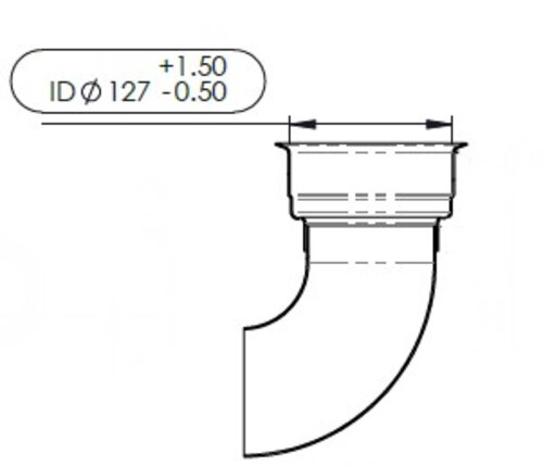 Exhaust Pipe for Freightliner