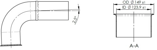 Exhaust Pipe for Freightliner/Western Star