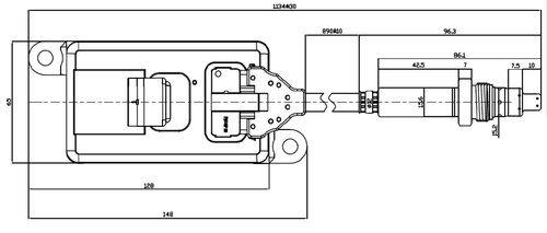 NOx Sensor for Iveco (Pre SCR)