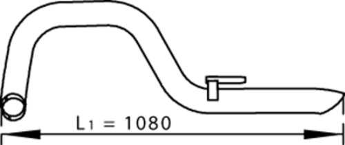 Pipe for Mercedes/Volkswagen