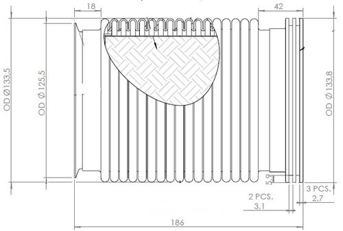 TUBE AVANT-SCANIA-1428892