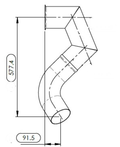 Exhaust Pipe for Peterbilt