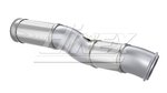 Exhaust Pipe, w. Flex, D2S+ for Scania