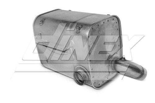 Silencer w. SCR for Iveco