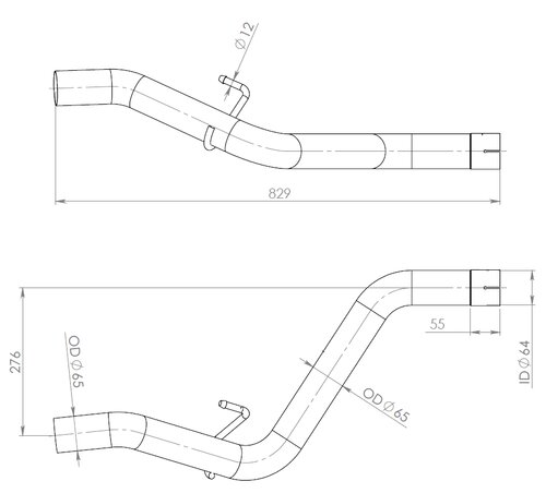 Pipe for Iveco