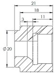 Universal Fitting, M16X1,5 / Ø8,2