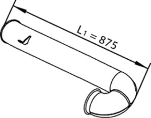 TUBE ARRIERE-BOVA-DAF-1684683