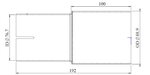 Pipe Adaptor, ID/OD=76.7/88.9 L= 200, ALU