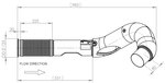 Insulated Exhaust Pipe w. Flex, D2S+ for Iveco