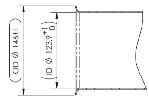 Exhaust Pipe for Freightliner