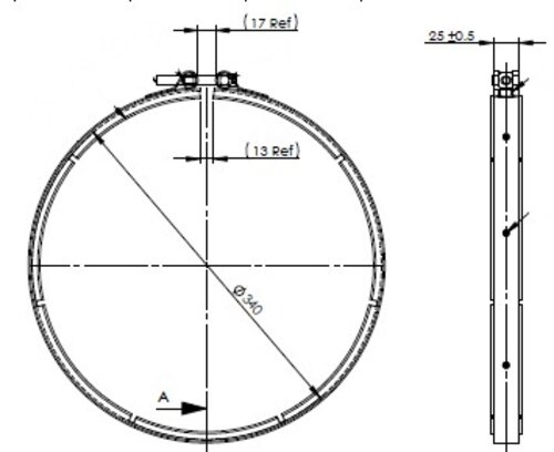 Exhaust Clamp for International