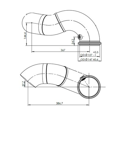 Exhaust Pipe for Volvo