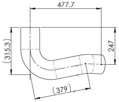 Exhaust Pipe for Freightliner