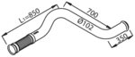 Pipe w. flex for DAF