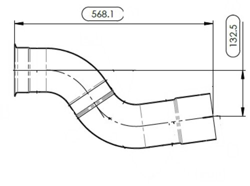 Exhaust Pipe for Kenworth