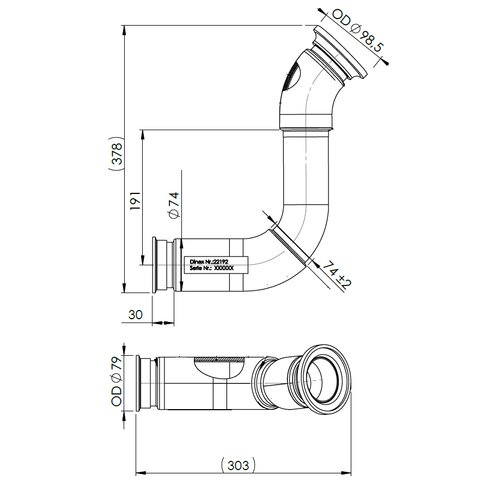 Pipe for DAF