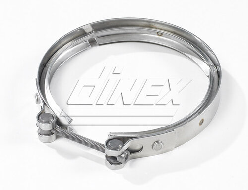 Heavy Duty V-Clamp for Volvo style, Ø=88.9 / L=20 mm, INOX