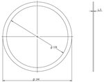 Gasket Low Leakage, Ø=127 / L=1.5 mm