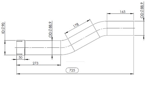 TUBE AVANT-BOVA-DAF-1405114