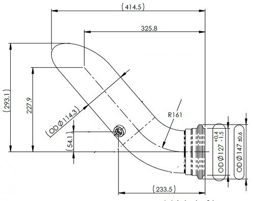 Exhaust Pipe for Volvo