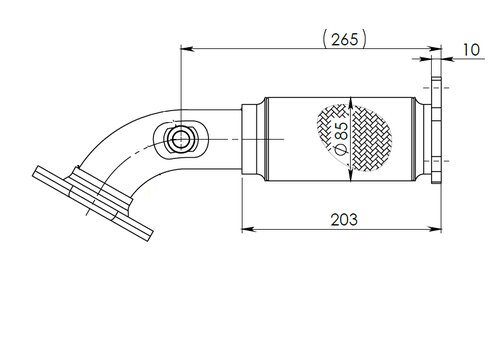 Pipe for Iveco