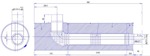 Universal Silencer, INOX