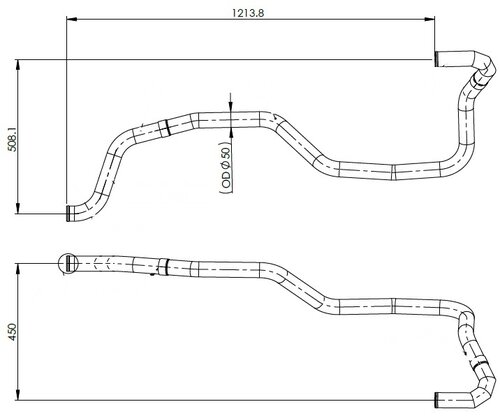 Water Coolant Pipe for Iveco