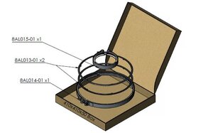 Exhaust Clamp & Gasket Kit for Renault/Volvo