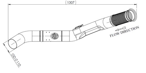 Pipe for Iveco