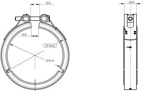 V-Clamp for Dennis