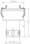 Spark Arrestor, Pipe, Ø=44.5-49