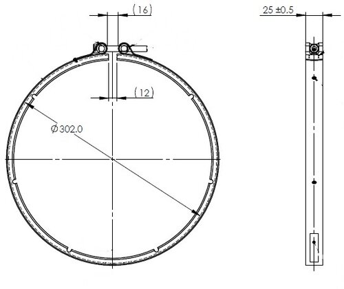 Exhaust Clamp for Cummins / Paccar