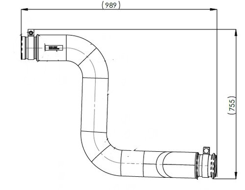 Insulated Exhaust Pipe for MAN