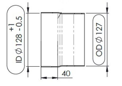 Exhaust Pipe w. Flex, D3S for International