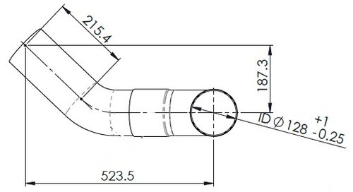 Exhaust Pipe for Volvo
